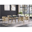 Meridian Furniture Madelyn Beige Velvet Dining Chair (Set of 2)