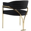 Meridian Furniture Madelyn Black Velvet Dining Chair (Set of 2)