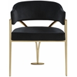 Meridian Furniture Madelyn Black Velvet Dining Chair (Set of 2)