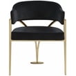 Meridian Furniture Madelyn Black Velvet Dining Chair (Set of 2)