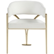 Meridian Furniture Madelyn Cream Vegan Leather Dining Chair (Set of 2)