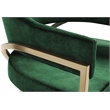 Meridian Furniture Madelyn Green Velvet Dining Chair (Set of 2)