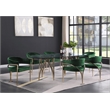 Meridian Furniture Madelyn Green Velvet Dining Chair (Set of 2)