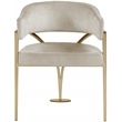 Meridian Furniture Madelyn Stone Velvet Dining Chair (Set of 2)