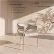 Meridian Furniture Madelyn Stone Velvet Dining Chair (Set of 2)