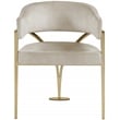 Meridian Furniture Madelyn Stone Velvet Dining Chair (Set of 2)