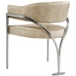 Meridian Furniture Madelyn Beige Velvet Dining Chair (Set of 2)