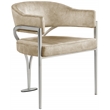 Meridian Furniture Madelyn Beige Velvet Dining Chair (Set of 2)