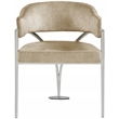 Meridian Furniture Madelyn Beige Velvet Dining Chair (Set of 2)