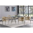 Meridian Furniture Madelyn Beige Velvet Dining Chair (Set of 2)