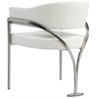 Meridian Furniture Madelyn Cream Vegan Leather Dining Chair (Set of 2)