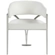 Meridian Furniture Madelyn Cream Vegan Leather Dining Chair (Set of 2)