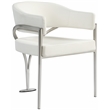 Meridian Furniture Madelyn Cream Vegan Leather Dining Chair (Set of 2)