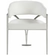 Meridian Furniture Madelyn Cream Vegan Leather Dining Chair (Set of 2)