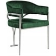 Meridian Furniture Madelyn Green Velvet Dining Chair (Set of 2)