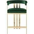 Meridian Furniture Marcello Green Velvet Counter Stool (Set of 2)