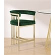 Meridian Furniture Marcello Green Velvet Counter Stool (Set of 2)