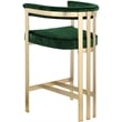 Meridian Furniture Marcello Green Velvet Counter Stool (Set of 2)