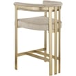 Meridian Furniture Marcello Stone Velvet Counter Stool (Set of 2)
