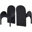 Meridian Furniture Summer Black Velvet Dining Arm Chair (Set of 2)