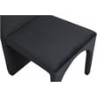 Meridian Furniture Summer Black Velvet Dining Side Chair (Set of 2)