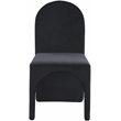 Meridian Furniture Summer Black Velvet Dining Side Chair (Set of 2)