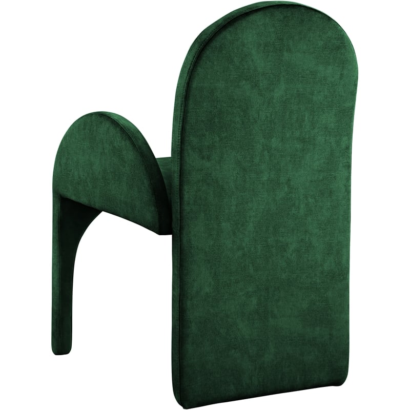 Meridian Furniture Summer Green Velvet Dining Arm Chair (Set of 2)