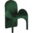Meridian Furniture Summer Green Velvet Dining Arm Chair (Set of 2)
