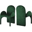 Meridian Furniture Summer Green Velvet Dining Arm Chair (Set of 2)