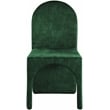 Meridian Furniture Summer Green Velvet Dining Side Chair (Set of 2)