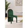 Meridian Furniture Summer Green Velvet Dining Side Chair (Set of 2)