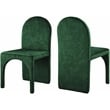 Meridian Furniture Summer Green Velvet Dining Side Chair (Set of 2)