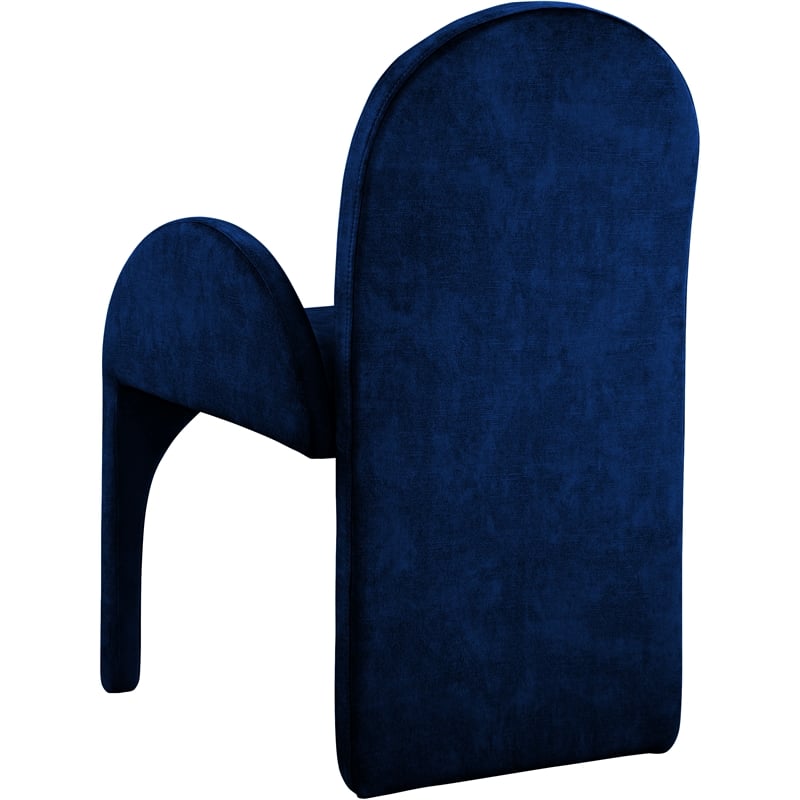 Meridian Furniture Summer Navy Velvet Dining Arm Chair (Set of 2)