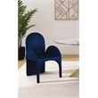 Meridian Furniture Summer Navy Velvet Dining Arm Chair (Set of 2)