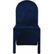 Meridian Furniture Summer Navy Velvet Dining Side Chair (Set of 2)