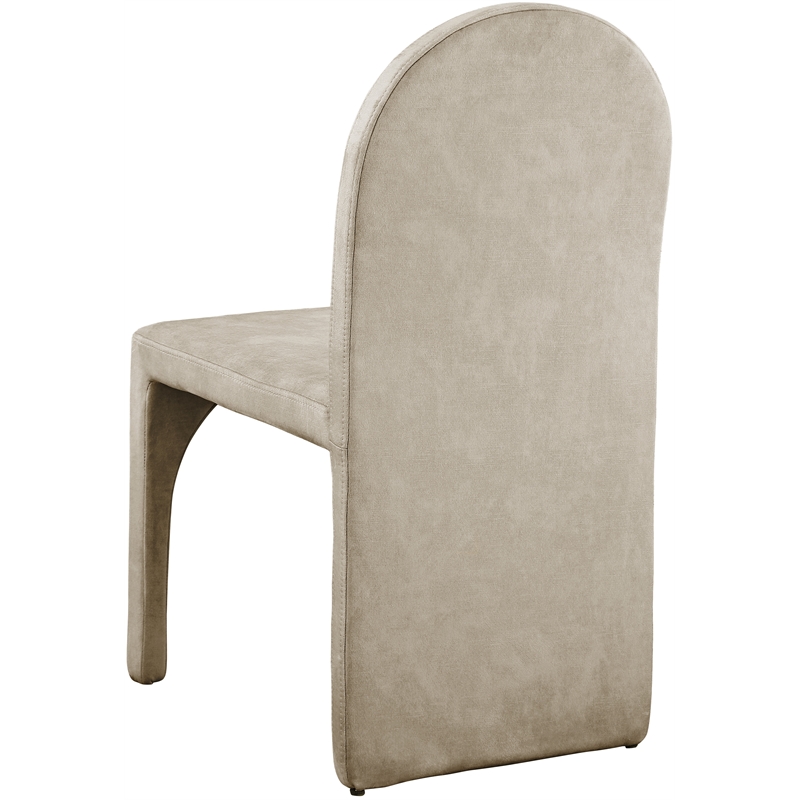 Meridian Furniture Summer Stone Velvet Dining Side Chair (Set of 2)