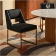 Meridian Furniture Jayce Black Vegan Leather Dining Chair (Set of 2)