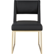 Meridian Furniture Jayce Black Vegan Leather Dining Chair (Set of 2)