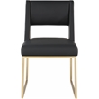 Meridian Furniture Jayce Black Vegan Leather Dining Chair (Set of 2)