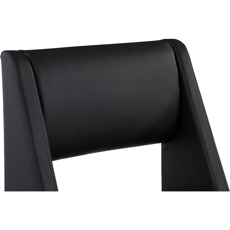 Meridian Furniture Jayce Black Vegan Leather Dining Chair (Set of 2)