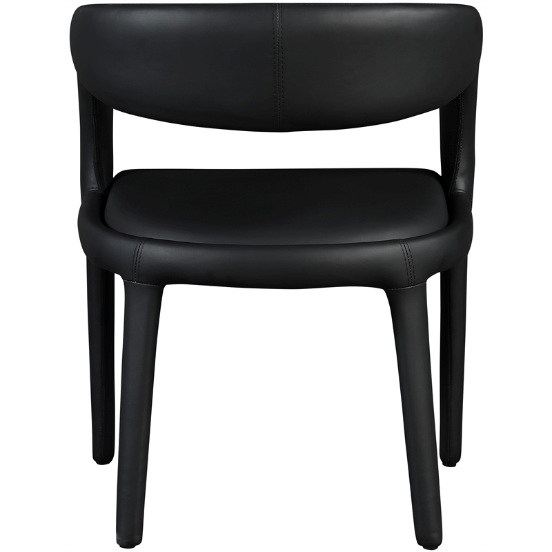 Meridian Furniture Sylvester Black Vegan Leather Dining Chair