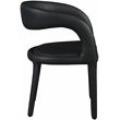 Meridian Furniture Sylvester Black Vegan Leather Dining Chair
