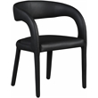 Meridian Furniture Sylvester Black Vegan Leather Dining Chair