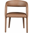 Meridian Furniture Sylvester Brown Vegan Leather Dining Chair