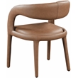 Meridian Furniture Sylvester Brown Vegan Leather Dining Chair