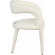 Meridian Furniture Sylvester Cream Vegan Leather Dining Chair