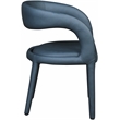 Meridian Furniture Sylvester Navy Vegan Leather Dining Chair