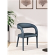 Meridian Furniture Sylvester Navy Vegan Leather Dining Chair