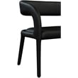 Meridian Furniture Sylvester Black Vegan Leather Bench