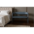 Meridian Furniture Sylvester Navy Vegan Leather Bench
